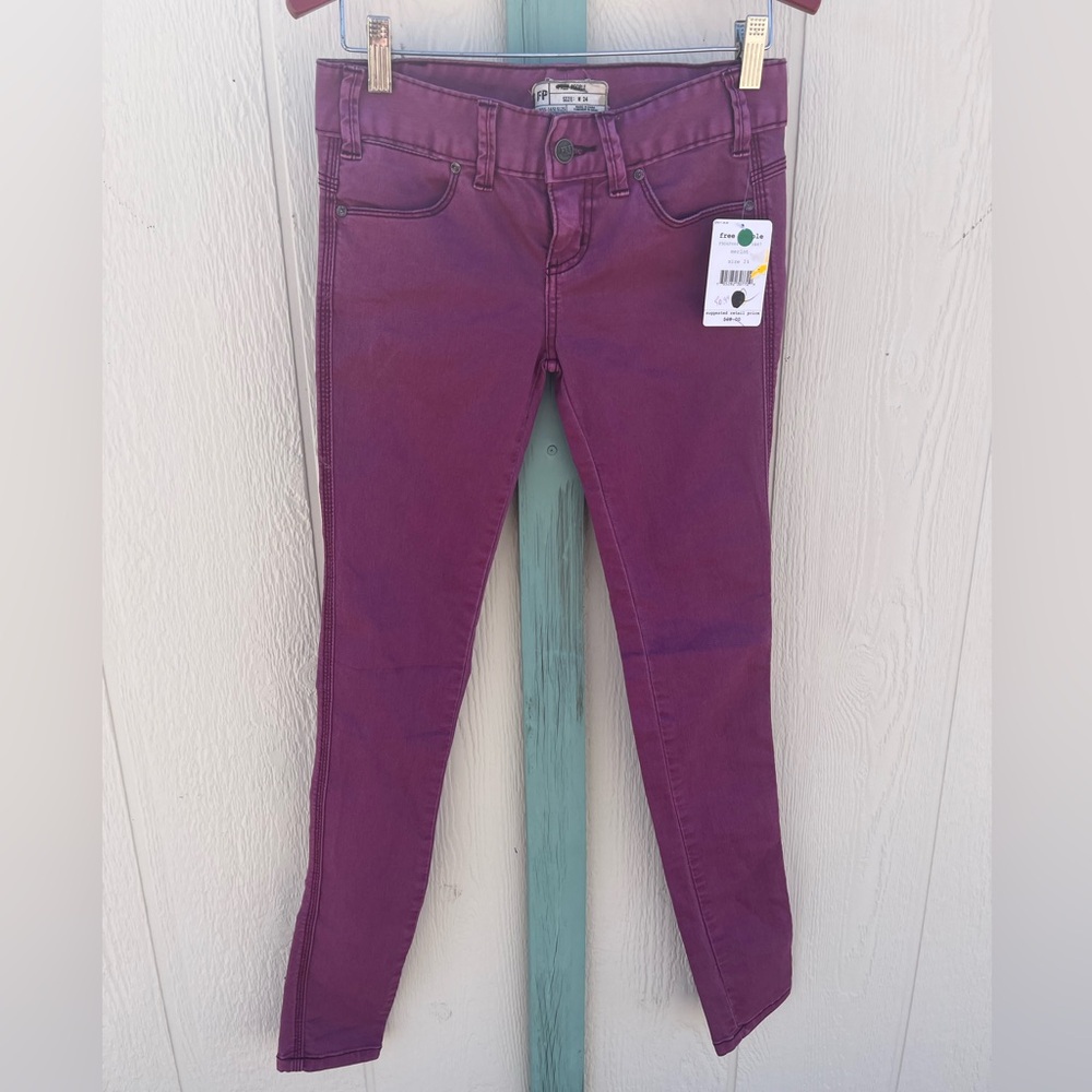 Free people merlot skinny jeans 24
